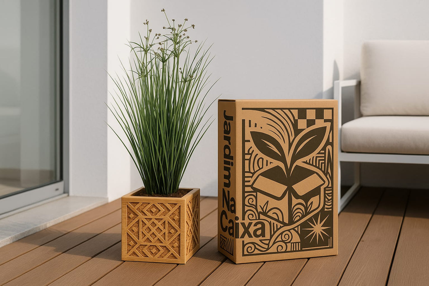 Árvore Artificial Papiro - 1,20m