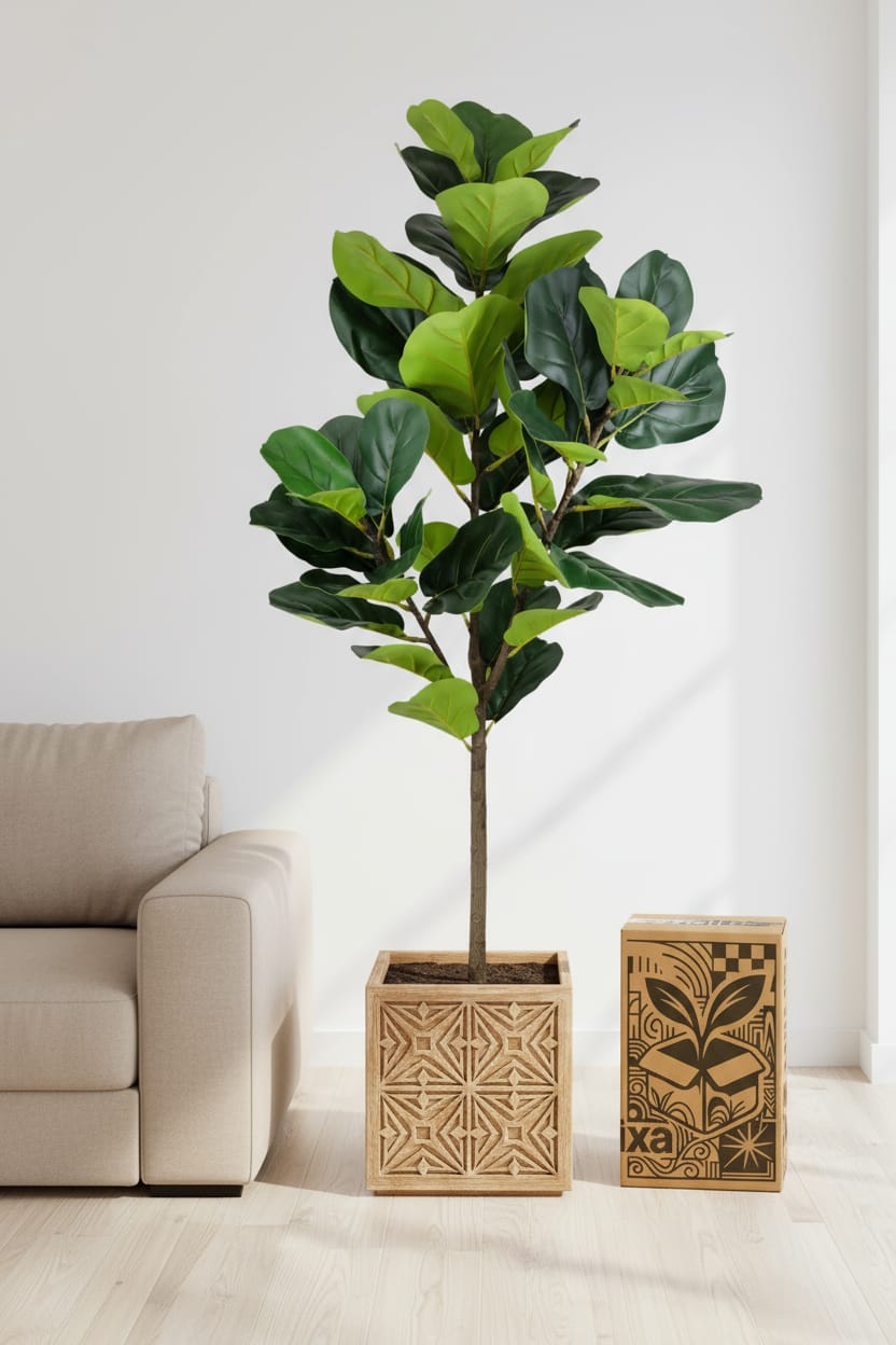 Árvore Artificial Ficus Lyrata - 1,30m