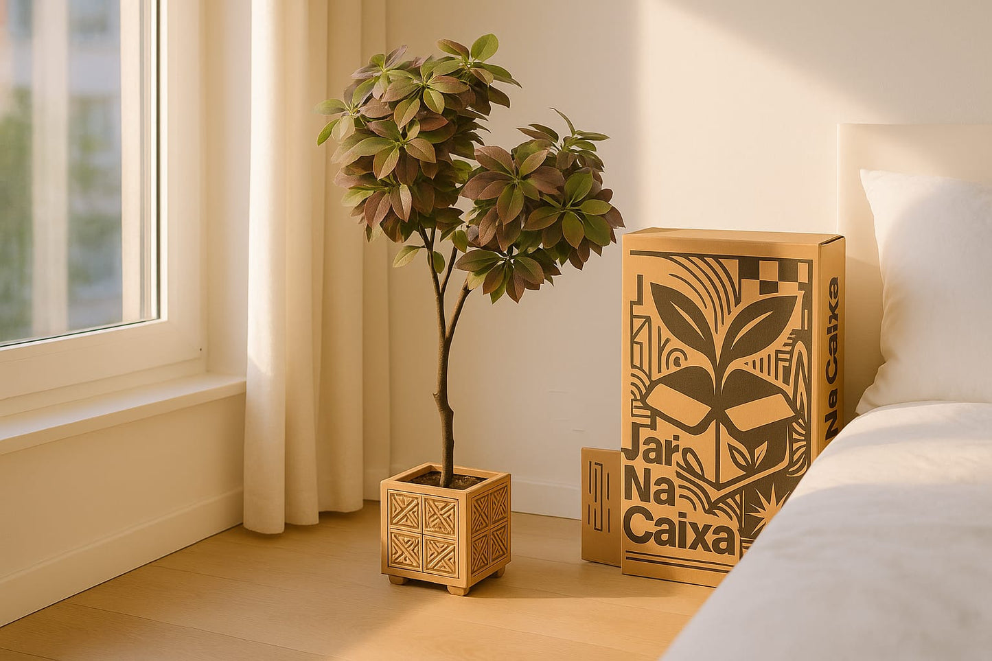 Árvore Artificial Laranjeira Outonada - 1,60m