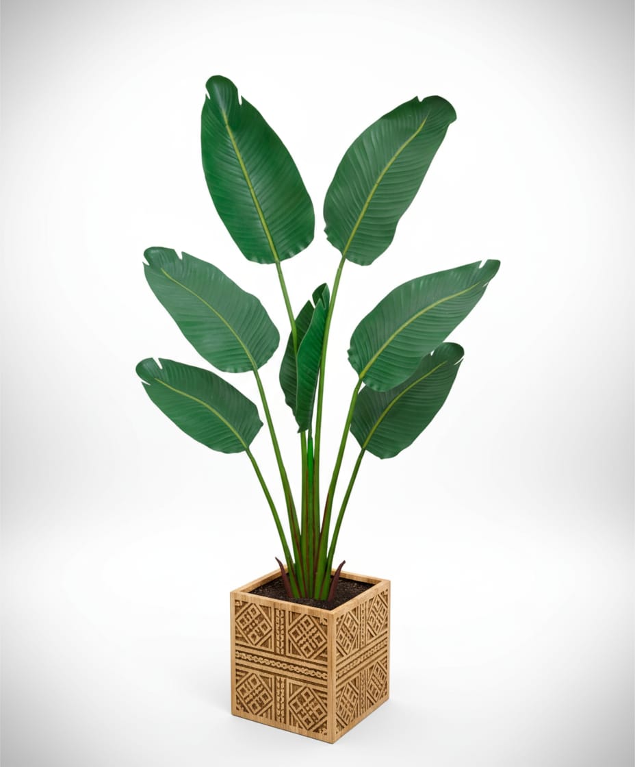 Árvore Artificial Silicone Ravenala - 1,50m